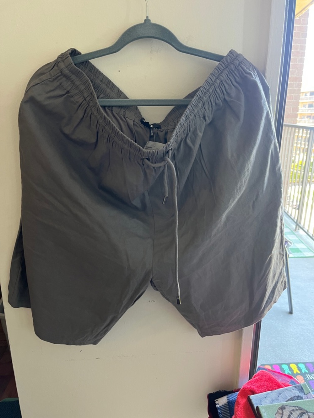 Men’s  Olive Drawstring Casual Shorts